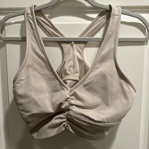 ALO Yoga Cream Sports Bra